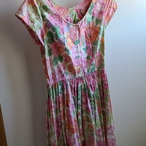 Mid calf floral dress